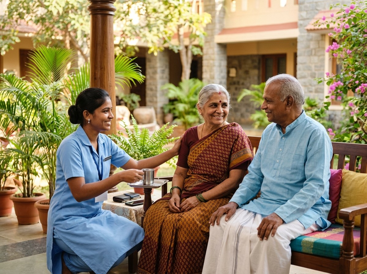 Compassionate senior care and companionship at Mahavishnu Old Age Home